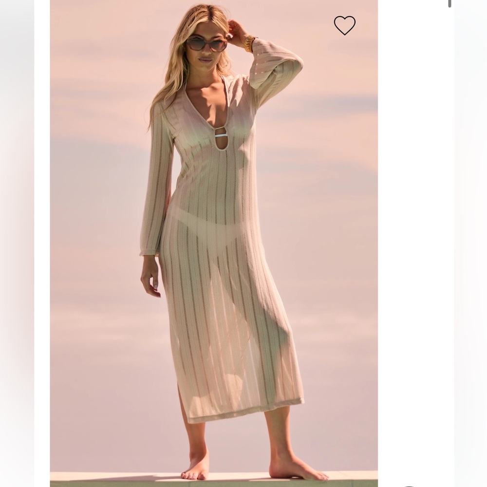 Trina Turk Crochet Maxi Dress